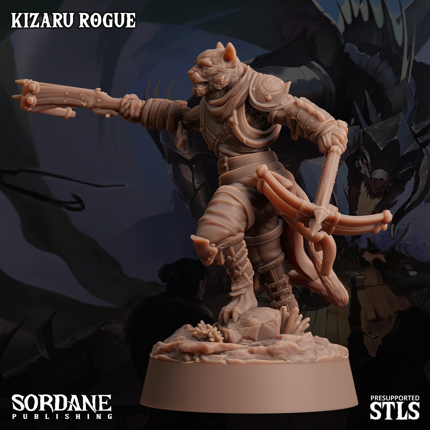 Kizaru Rogue DND Miniature TTRPG Resin Figure 25mm Base