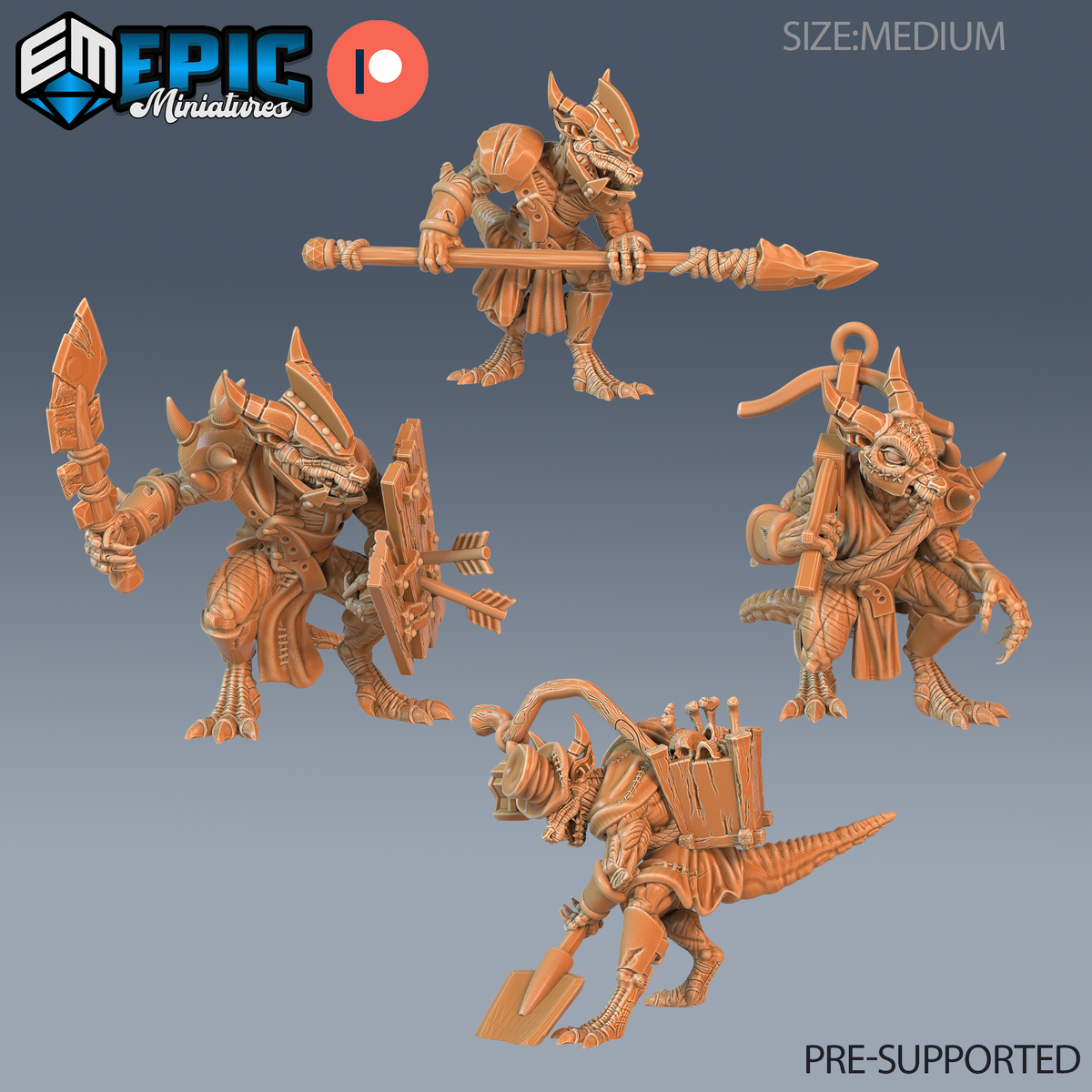 Kobold Tribe DND Miniatures TTRPG Resin Figures 25mm Base