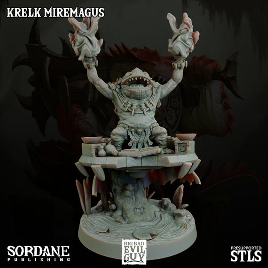 Krelk Mage DND TTRPG Resin Figure 50mm Base