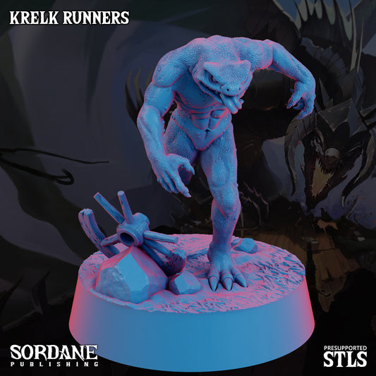 Krelk Runners DND Miniatures TTRPG Resin Figures 25mm Base