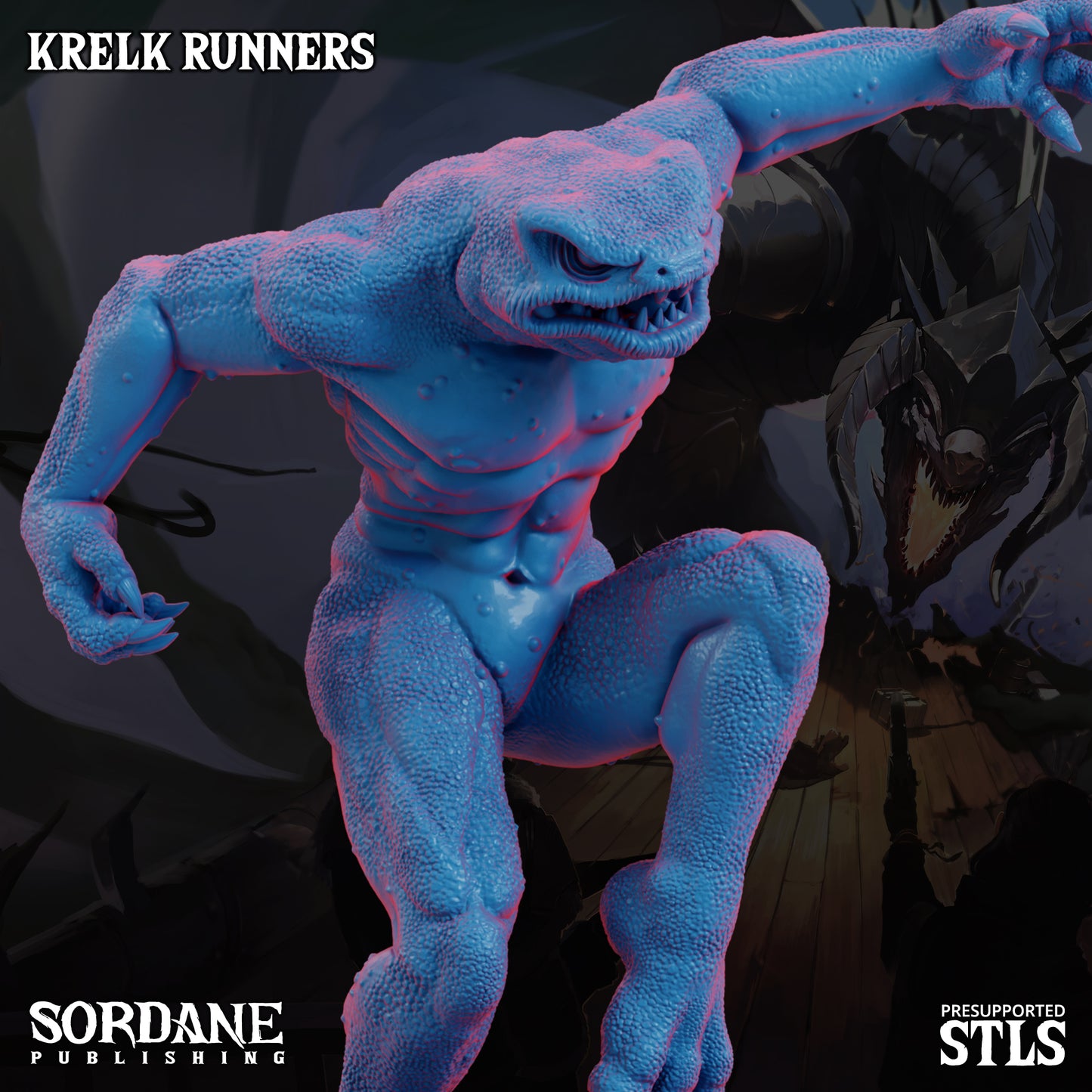 Krelk Runners DND Miniatures TTRPG Resin Figures 25mm Base