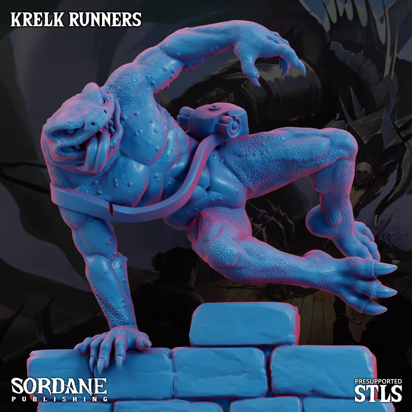 Krelk Runners DND Miniatures TTRPG Resin Figures 25mm Base