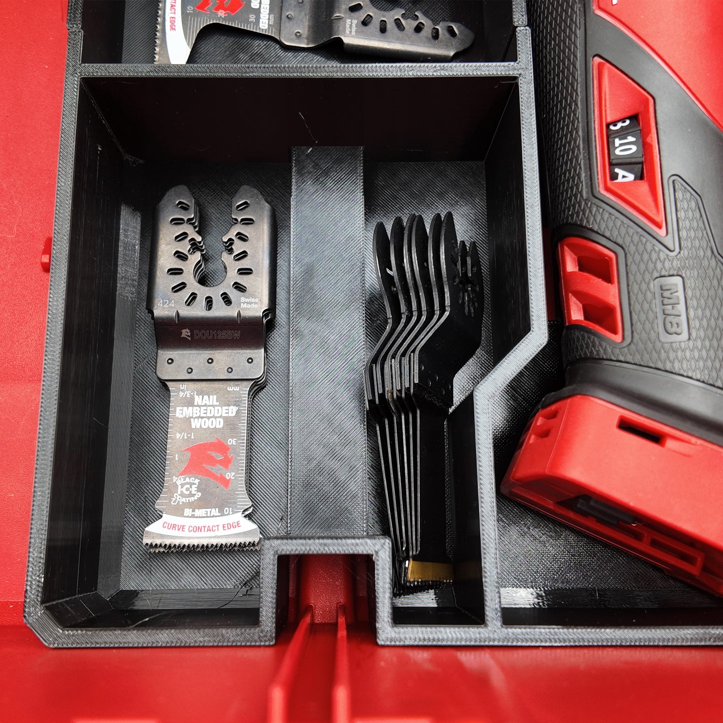 M18 Multitool Organizer for Milwaukee Packout 2 and 3 Drawer