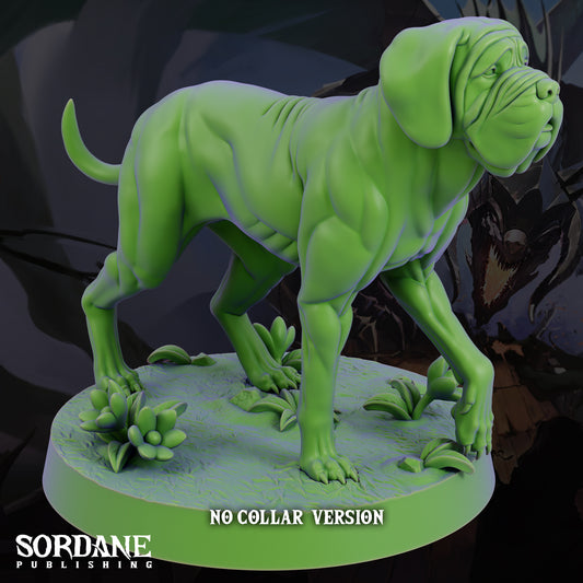 Mastiff DND Miniature TTRPG Resin Figure 25mm Base