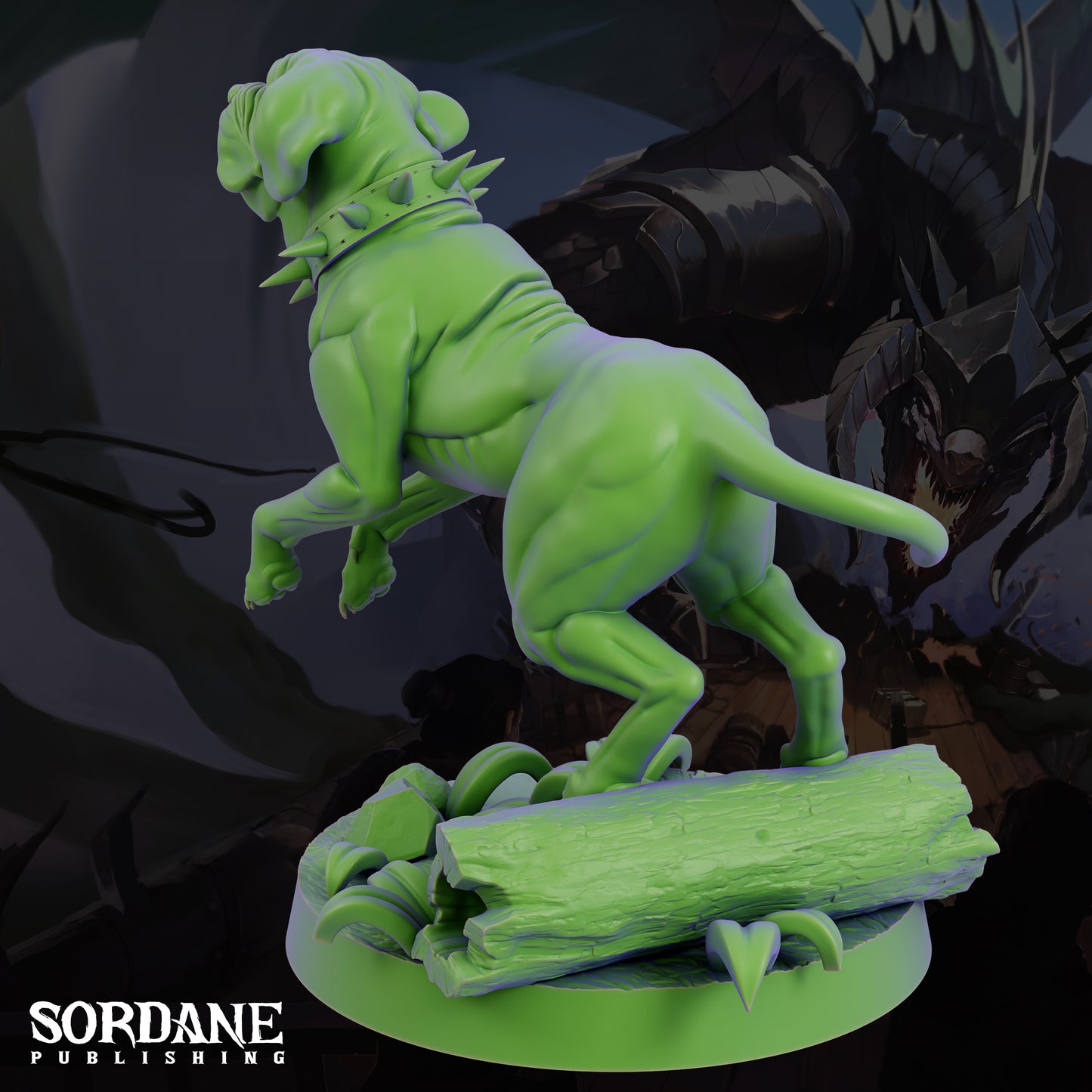 Mastiff DND Miniature TTRPG Resin Figure 25mm Base
