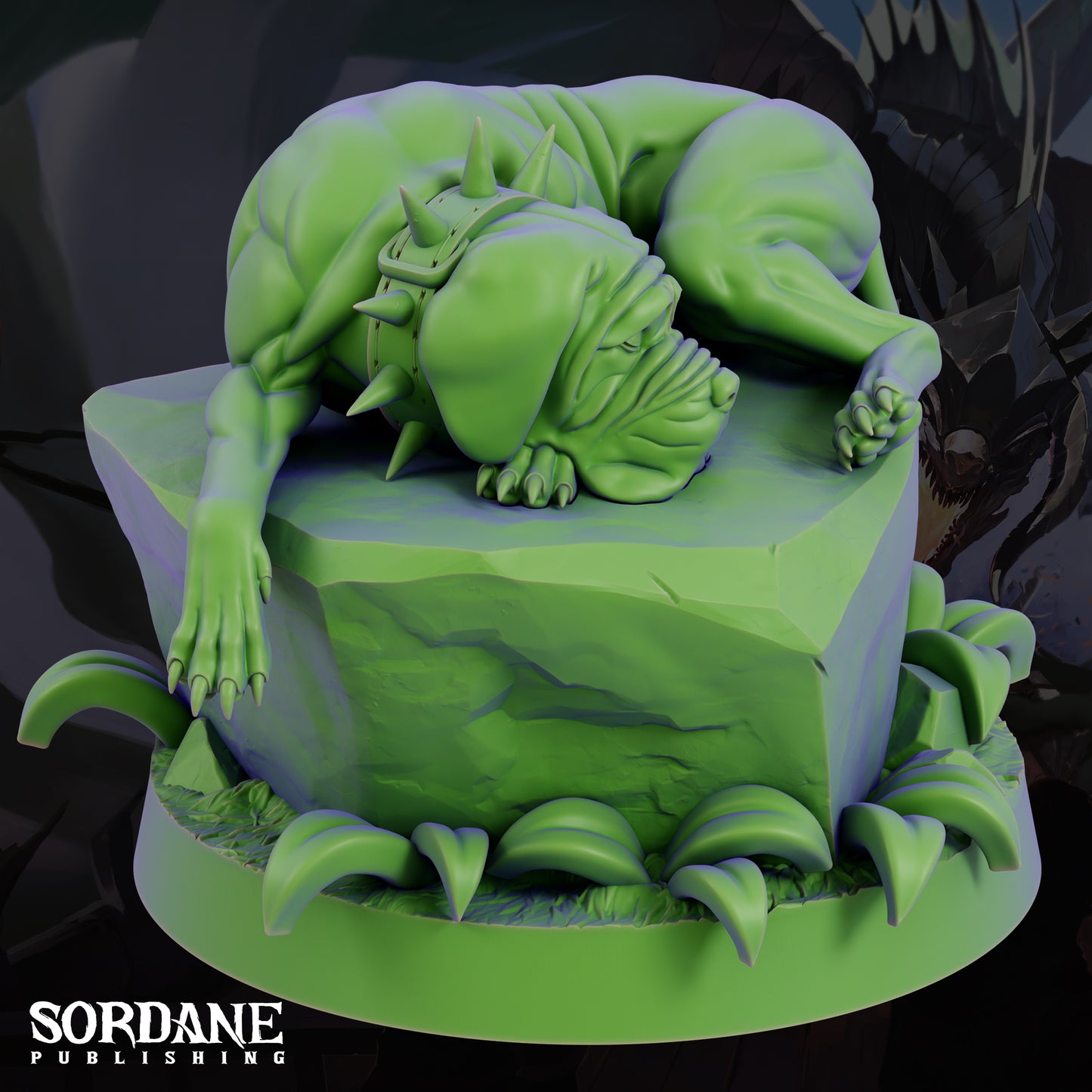 Mastiff DND Miniature TTRPG Resin Figure 25mm Base