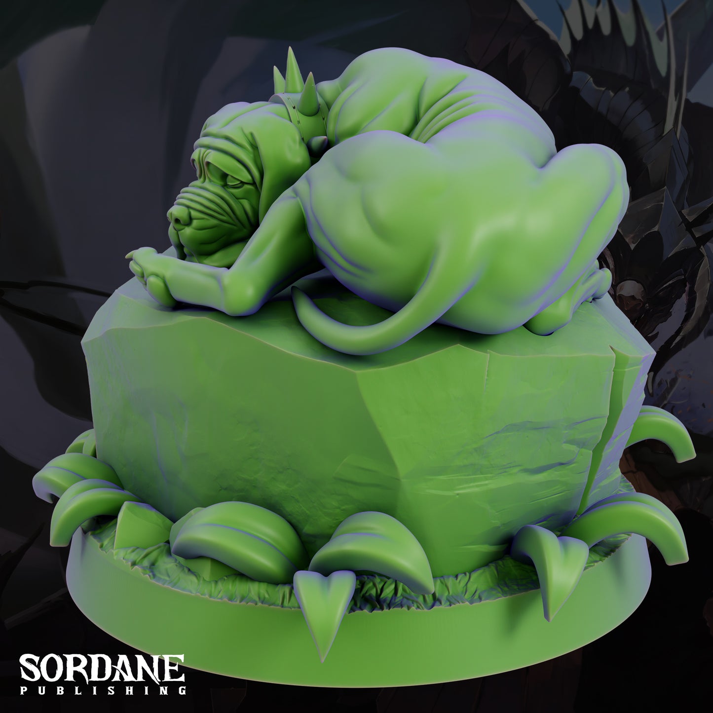 Mastiff DND Miniature TTRPG Resin Figure 25mm Base