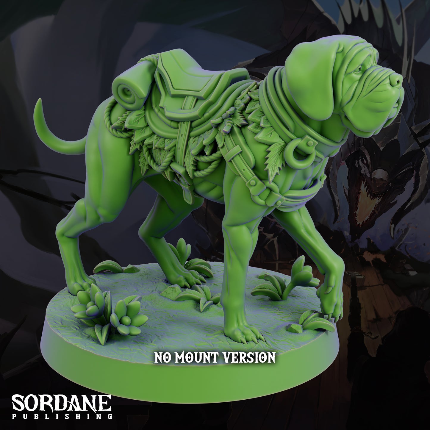 Mushjiwi Druid DND Miniature TTRPG Resin Figure 25mm Base
