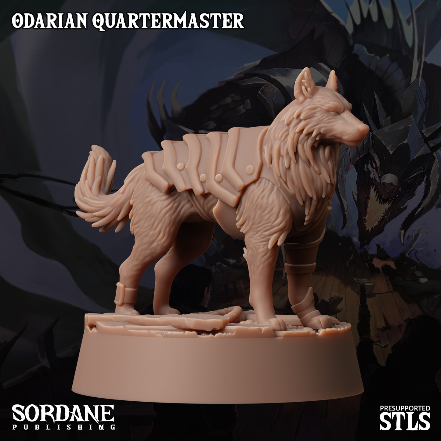 Quartermaster DND Miniature TTRPG Resin Figure 25mm Base