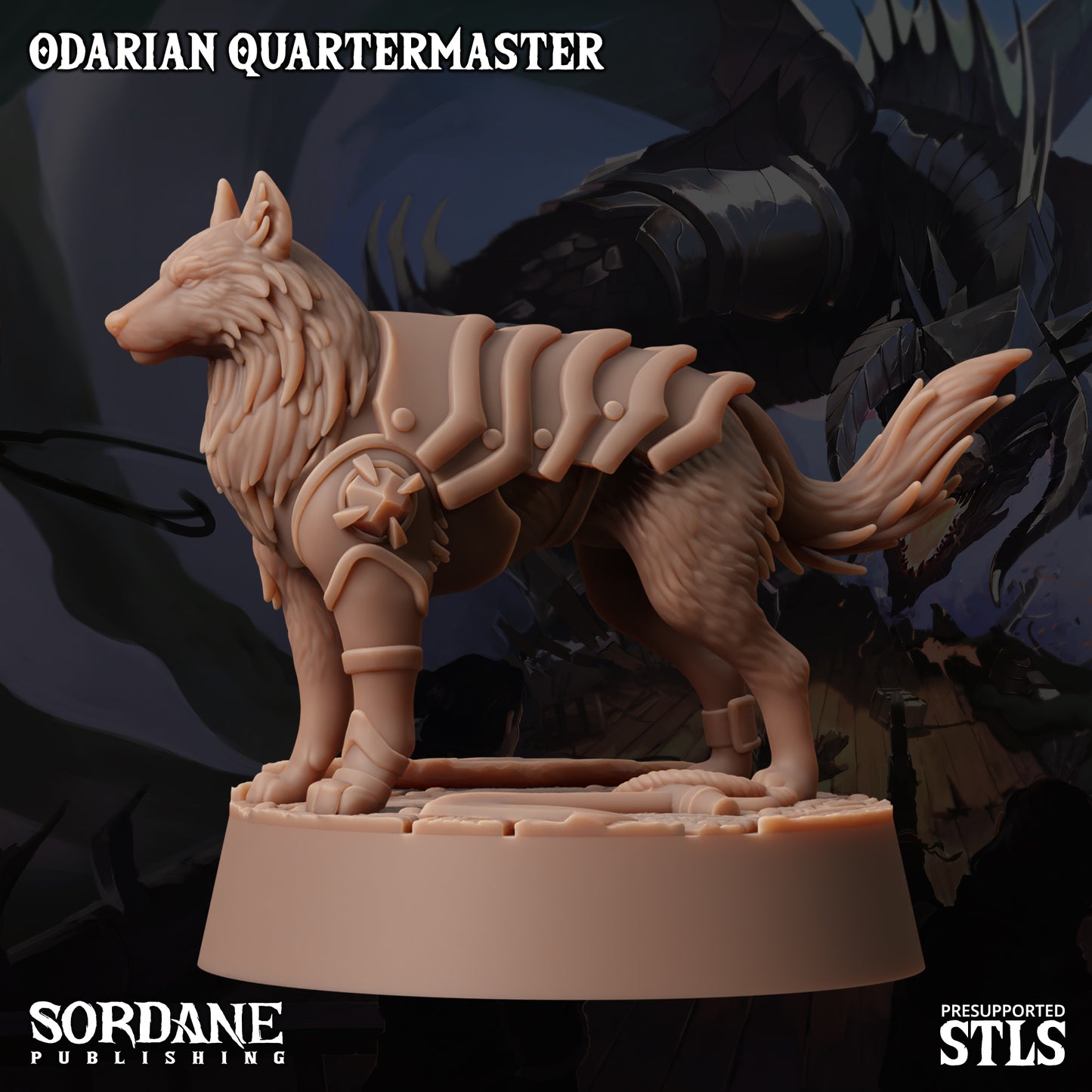 Quartermaster DND Miniature TTRPG Resin Figure 25mm Base