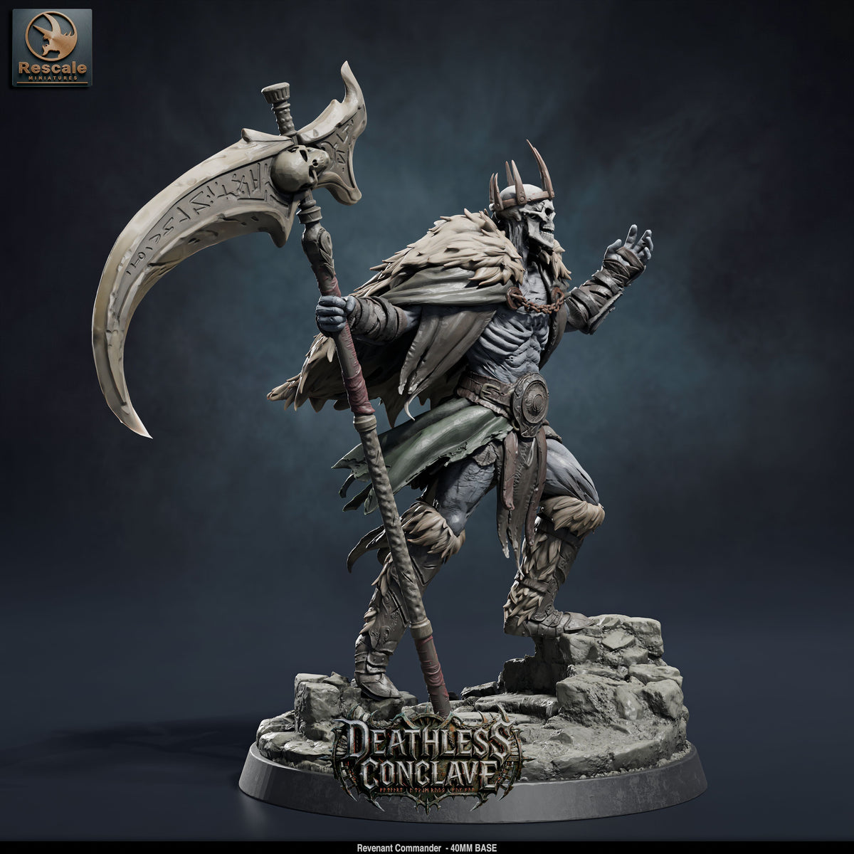 Revenant Commander DND TTRPG Resin Model 40mm Base