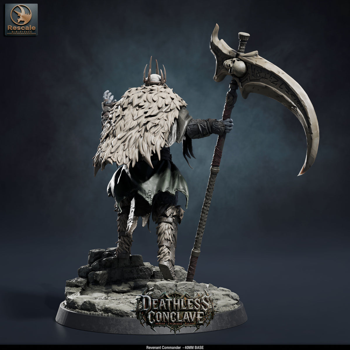 Revenant Commander DND TTRPG Resin Model 40mm Base