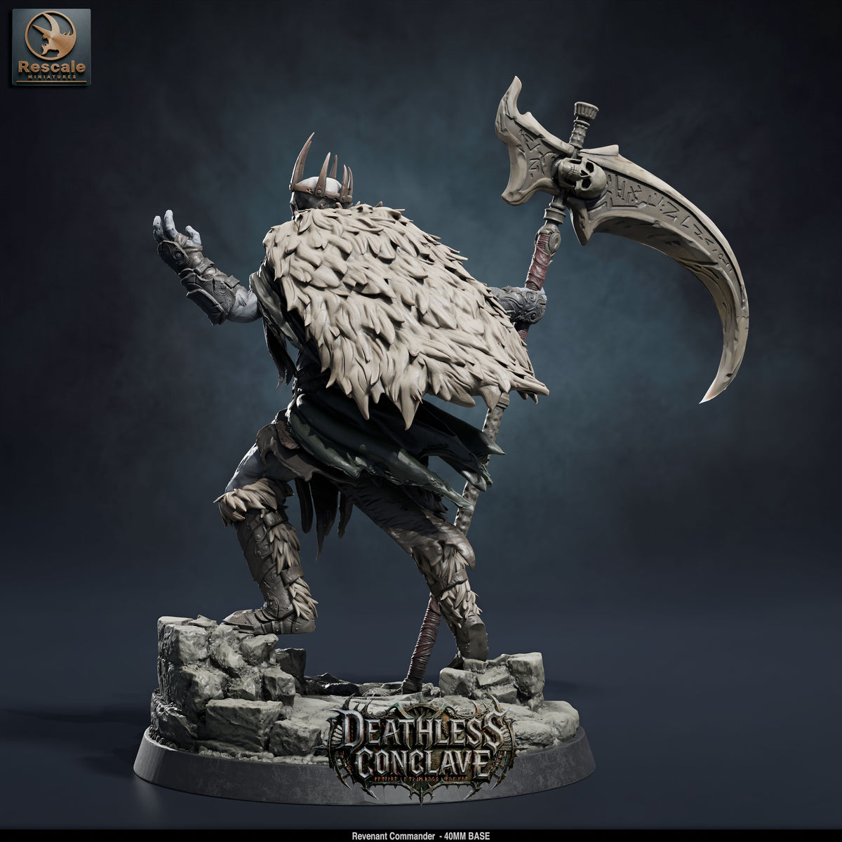 Revenant Commander DND TTRPG Resin Model 40mm Base