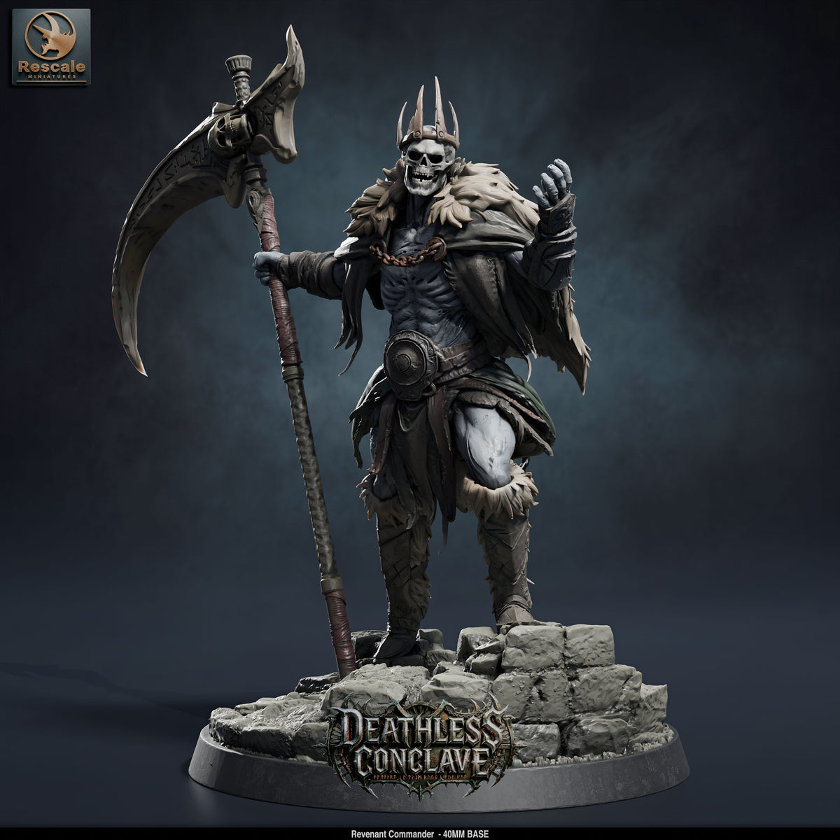 Revenant Commander DND TTRPG Resin Model 40mm Base