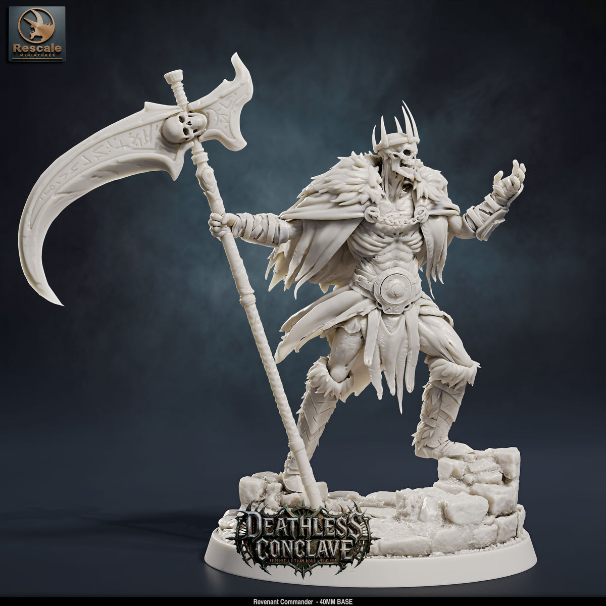 Revenant Commander DND TTRPG Resin Model 40mm Base