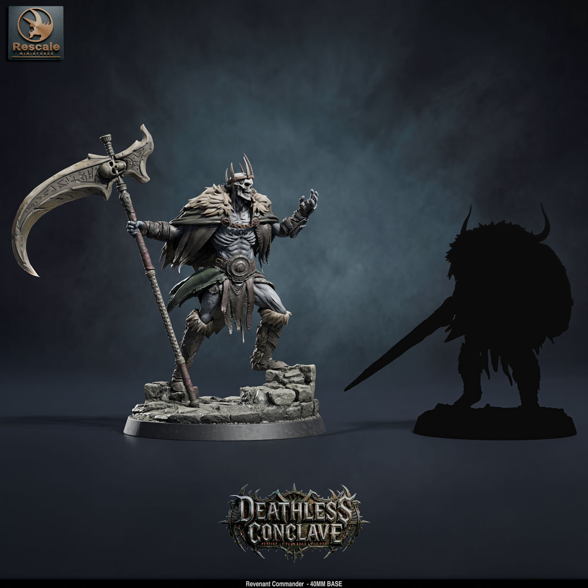 Revenant Commander DND TTRPG Resin Model 40mm Base