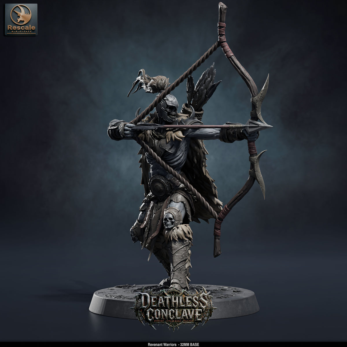 Revenant Warriors DND TTRPG Resin Miniatures 32mm Base