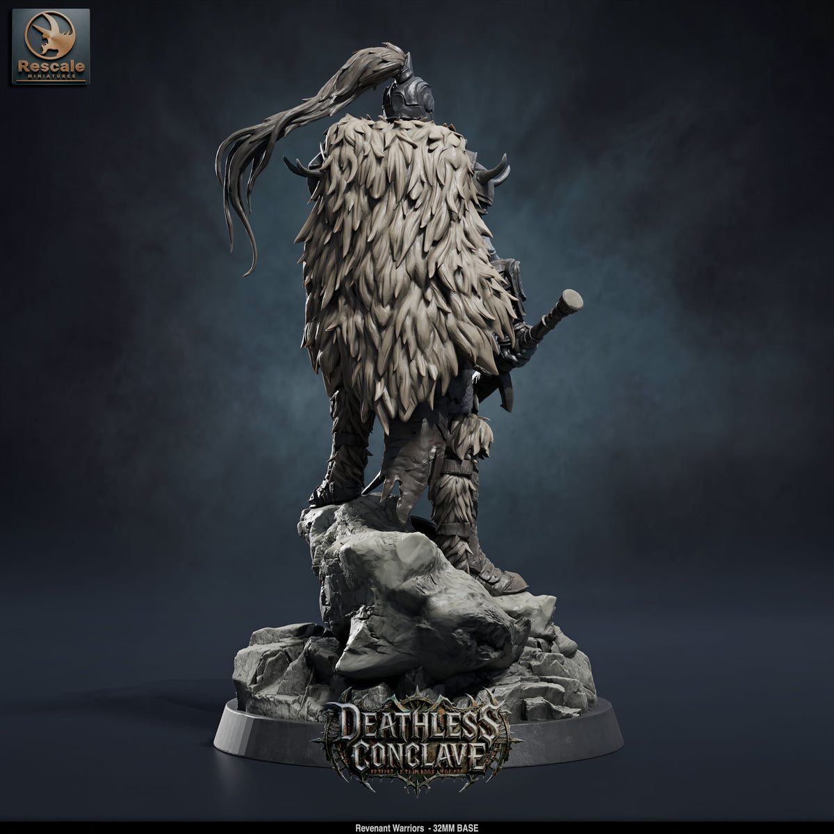 Revenant Warriors DND TTRPG Resin Miniatures 32mm Base