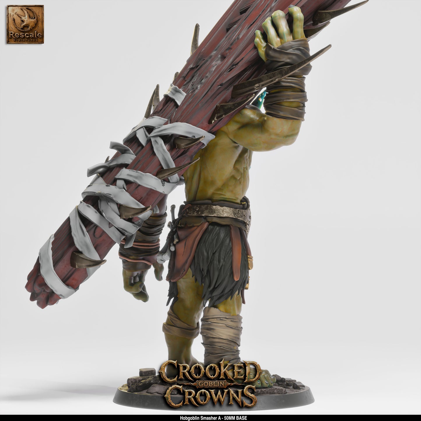 Hobgoblin War Chief Militaristic Goblin Warrior DND Miniature TTRPG Resin Figure 75mm Base