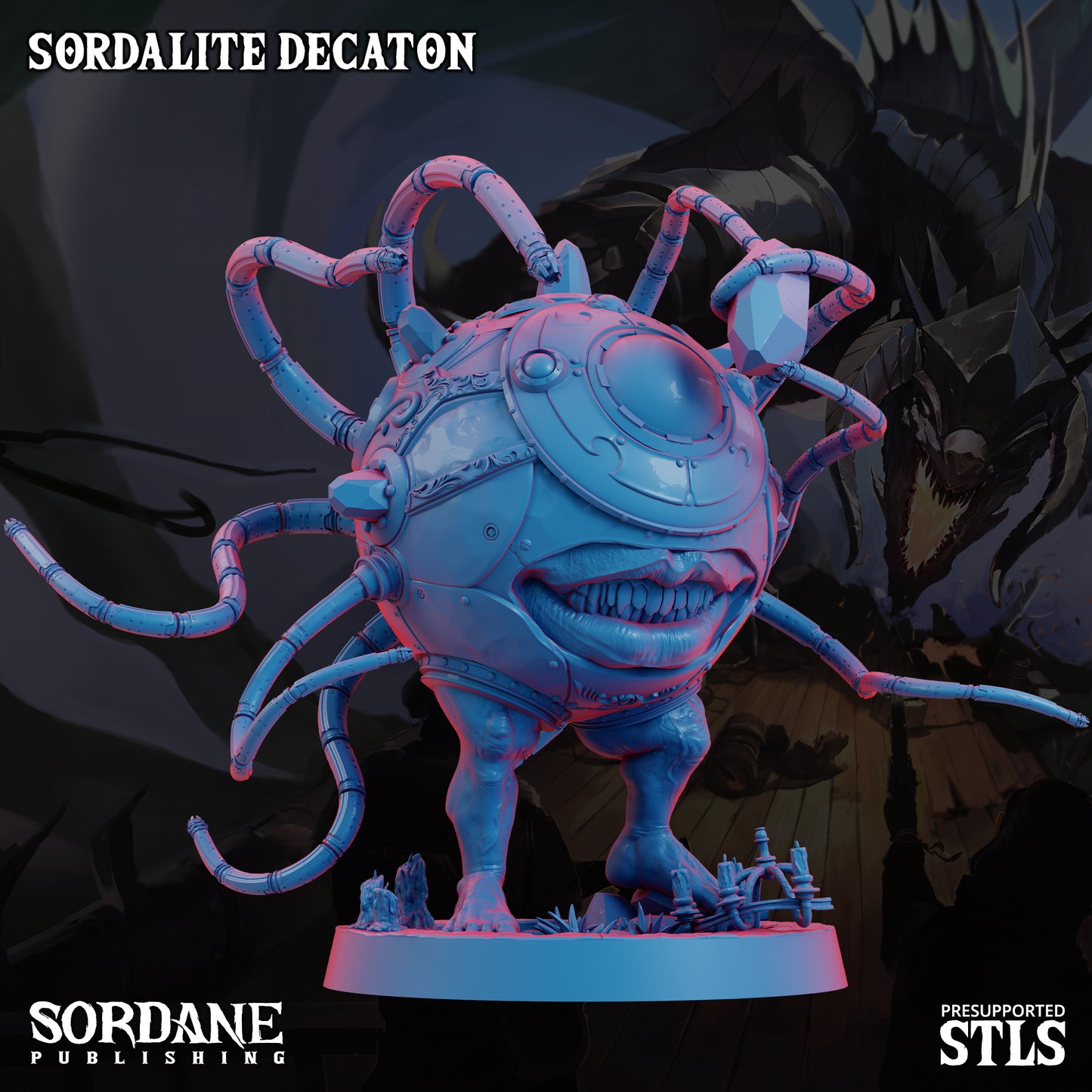 Decaton DND Miniature TTRPG Resin Figure 50mm Base