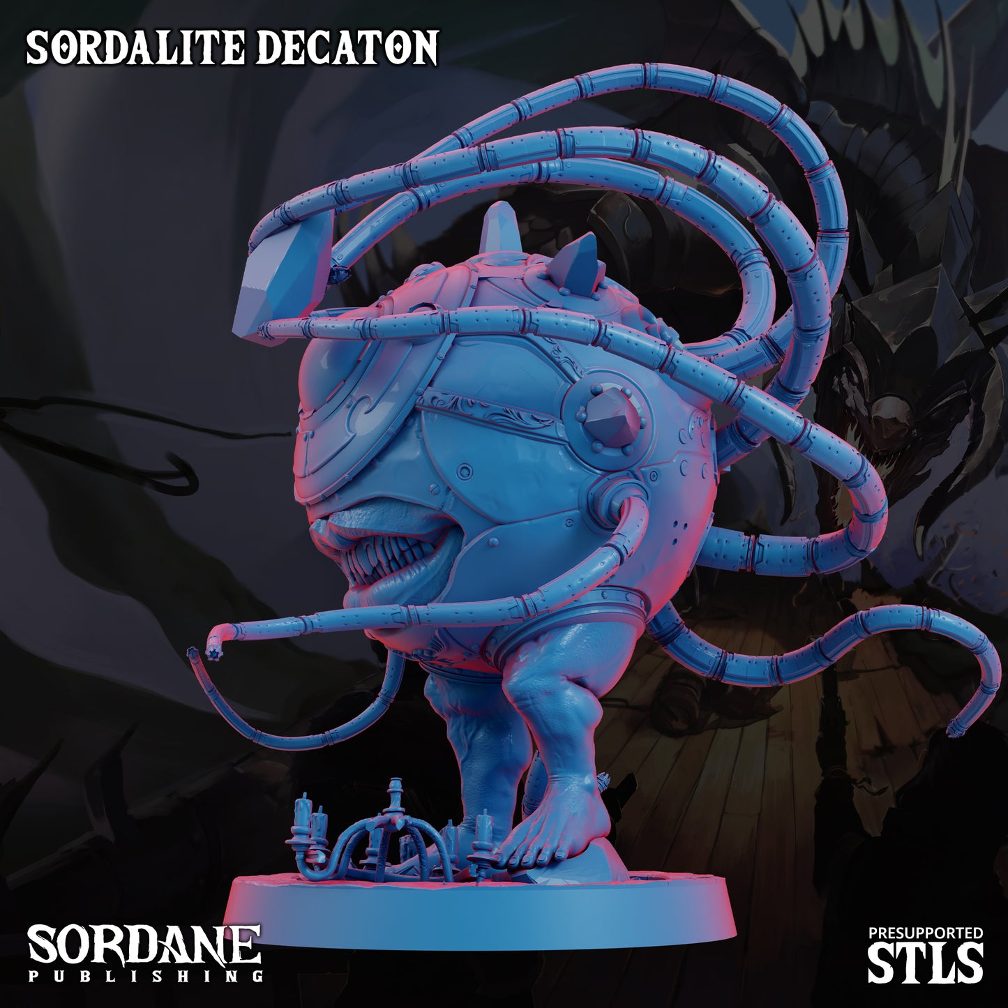 Decaton DND Miniature TTRPG Resin Figure 50mm Base
