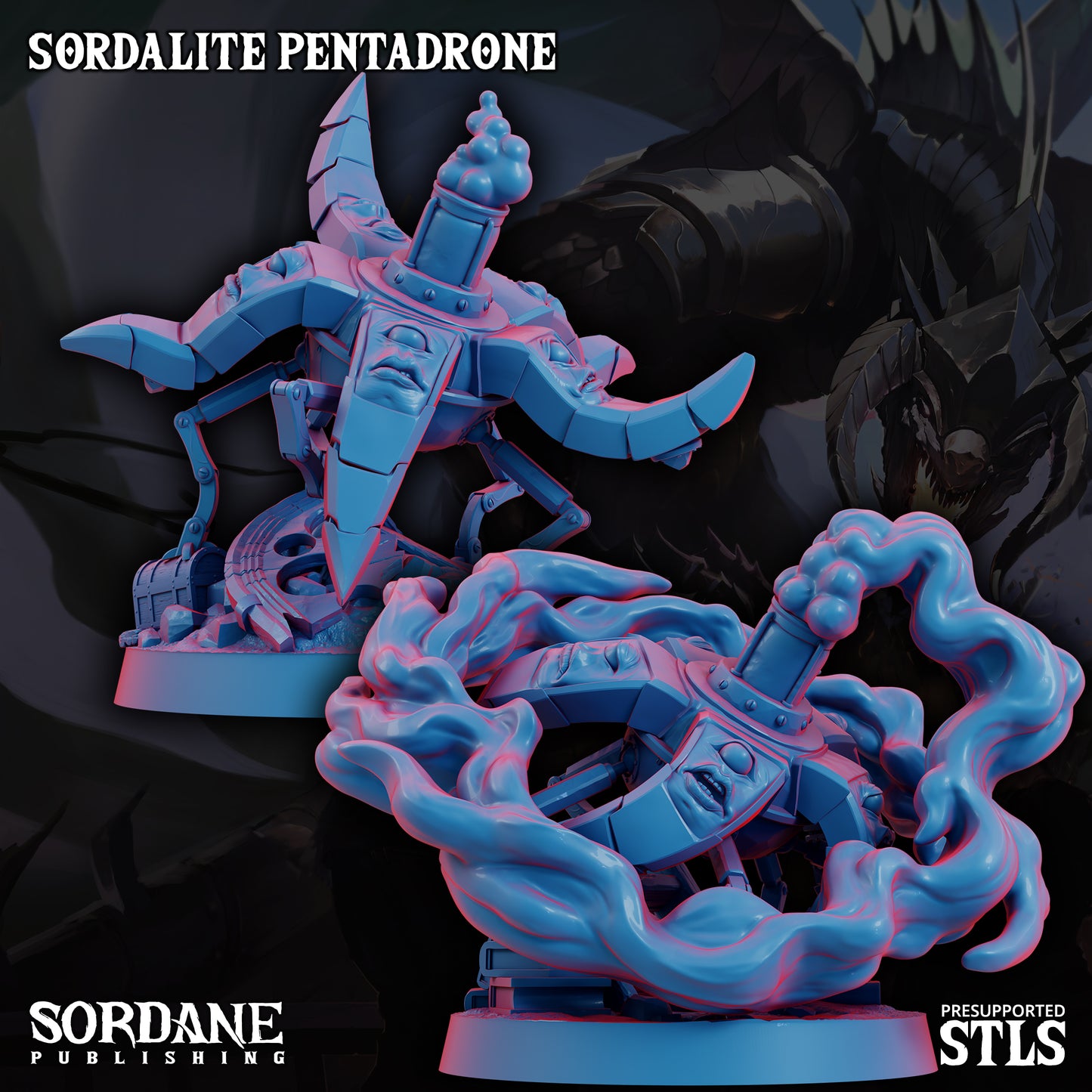 Pentadrone DND Miniature TTRPG Resin Figure 50mm Base
