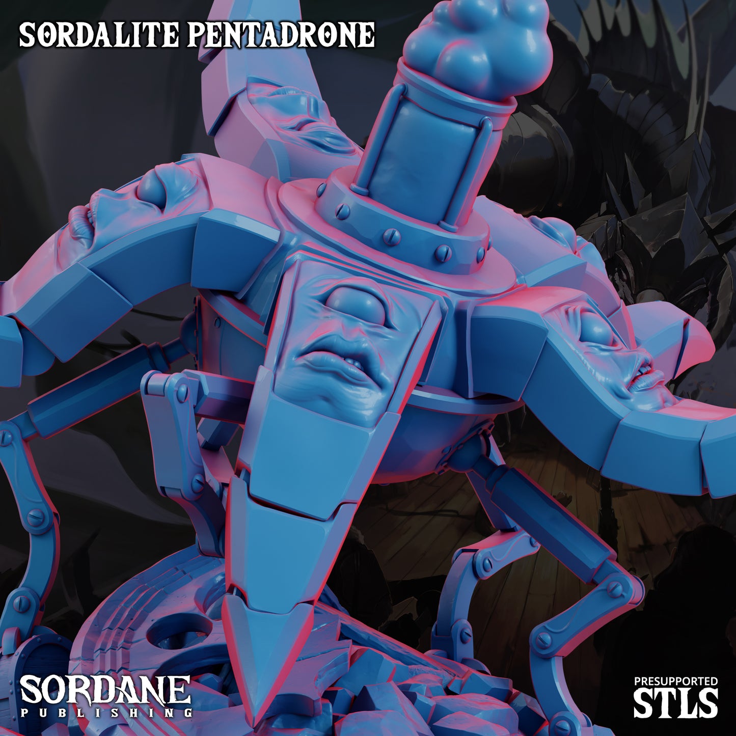 Pentadrone DND Miniature TTRPG Resin Figure 50mm Base