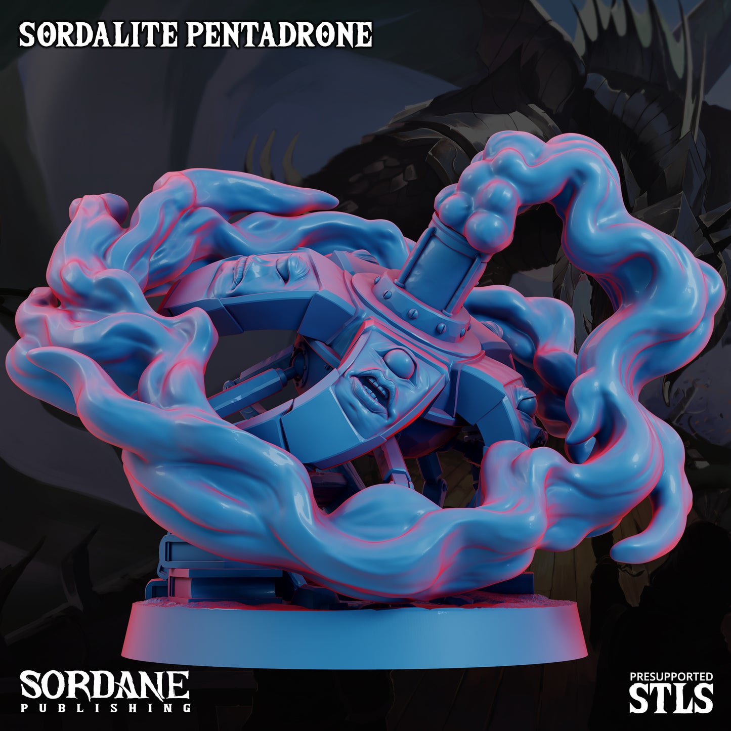 Pentadrone DND Miniature TTRPG Resin Figure 50mm Base