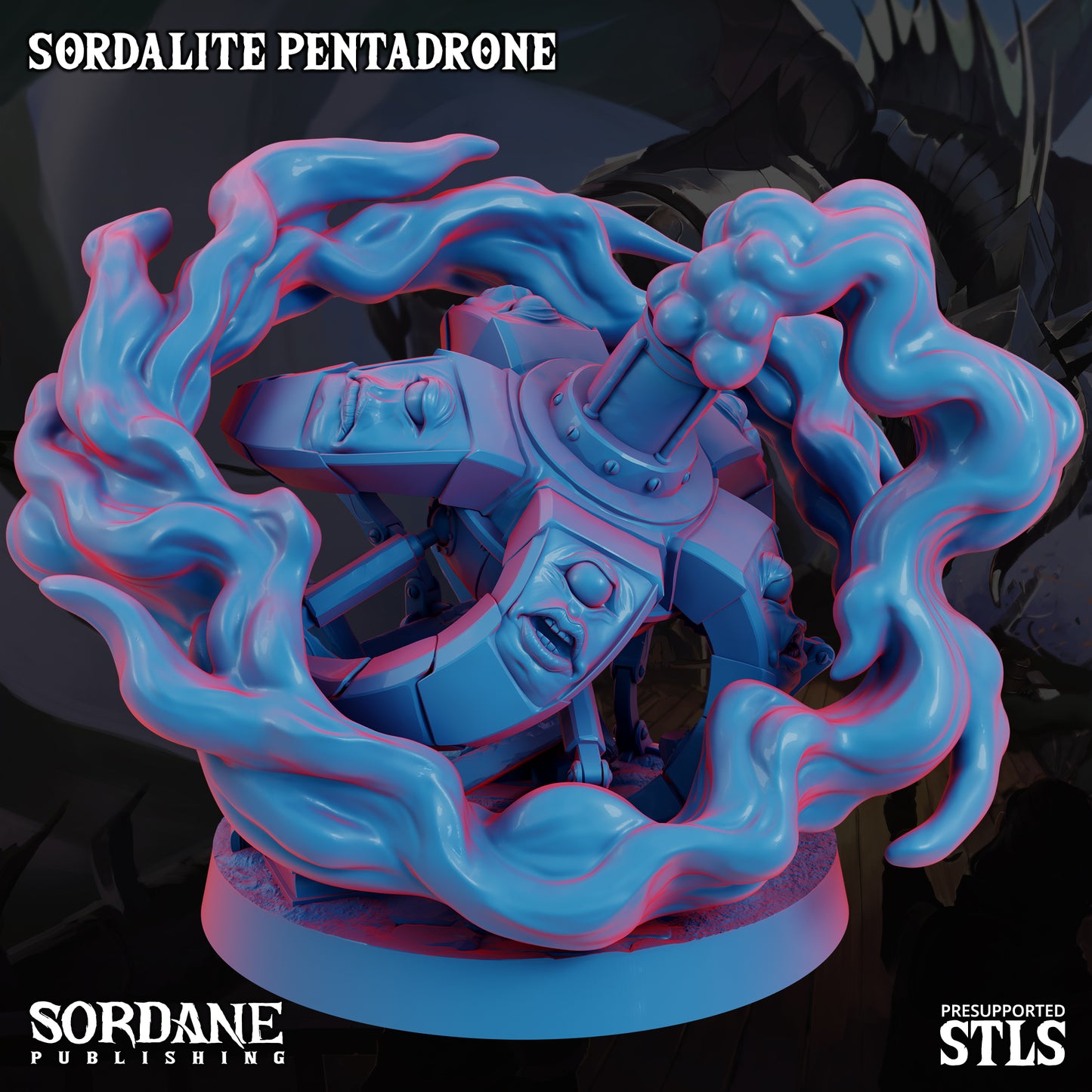 Pentadrone DND Miniature TTRPG Resin Figure 50mm Base