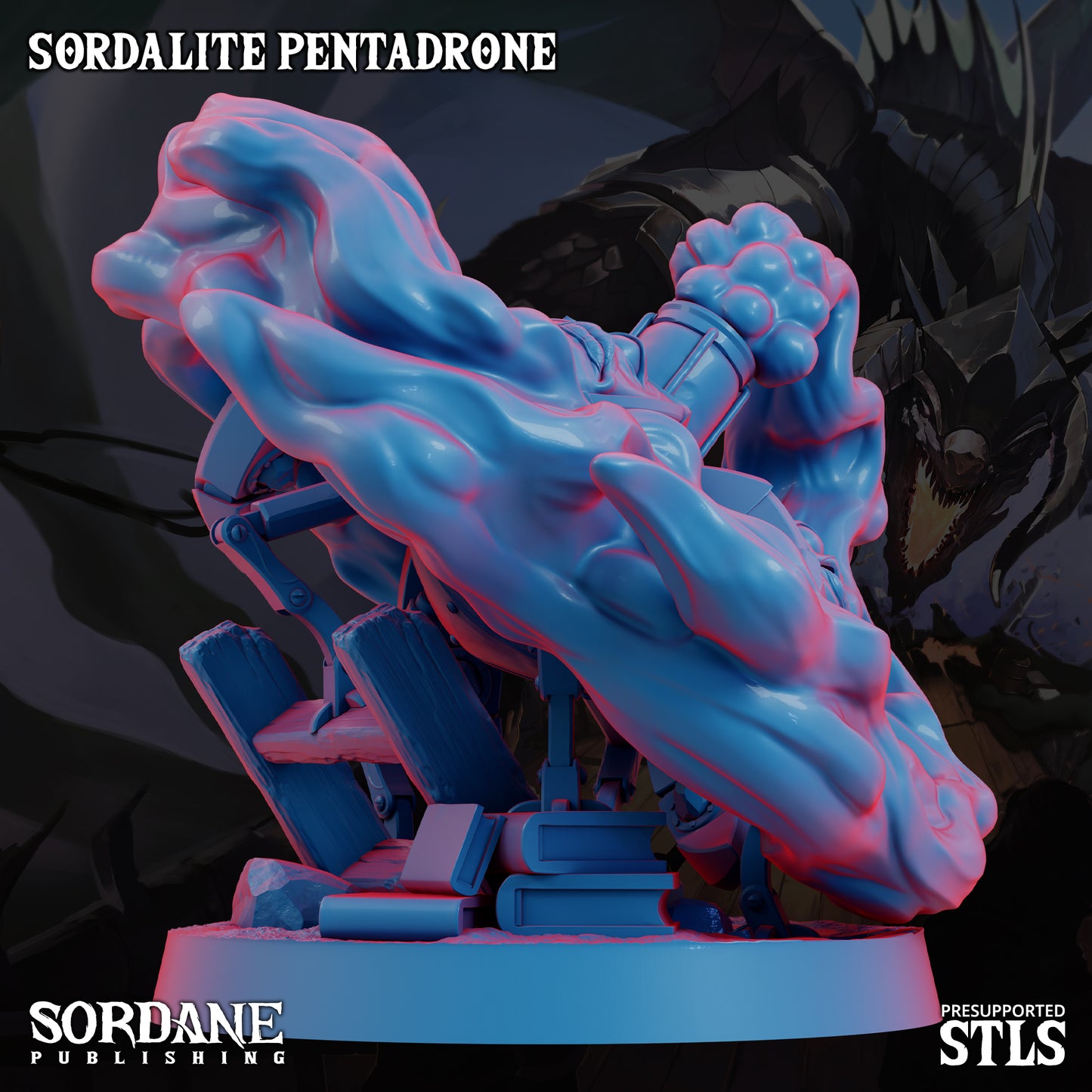 Pentadrone DND Miniature TTRPG Resin Figure 50mm Base