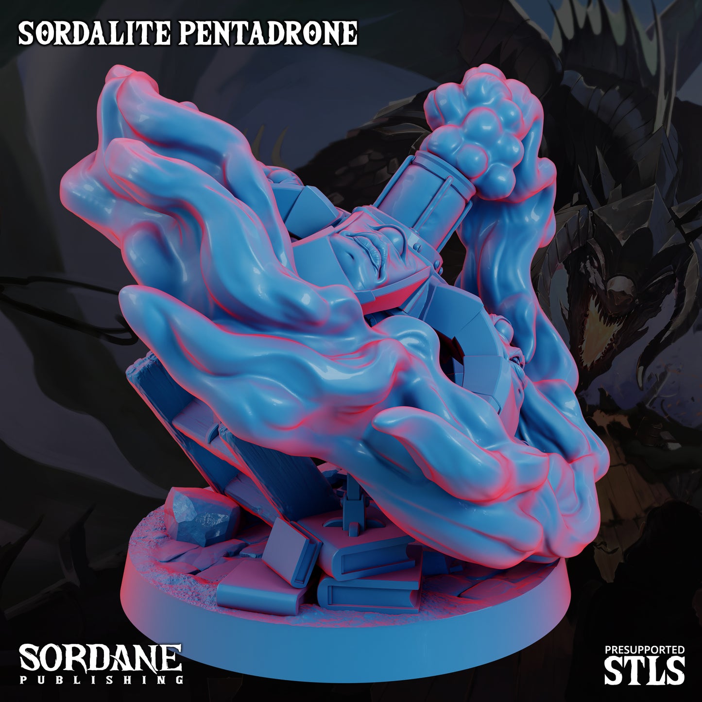 Pentadrone DND Miniature TTRPG Resin Figure 50mm Base