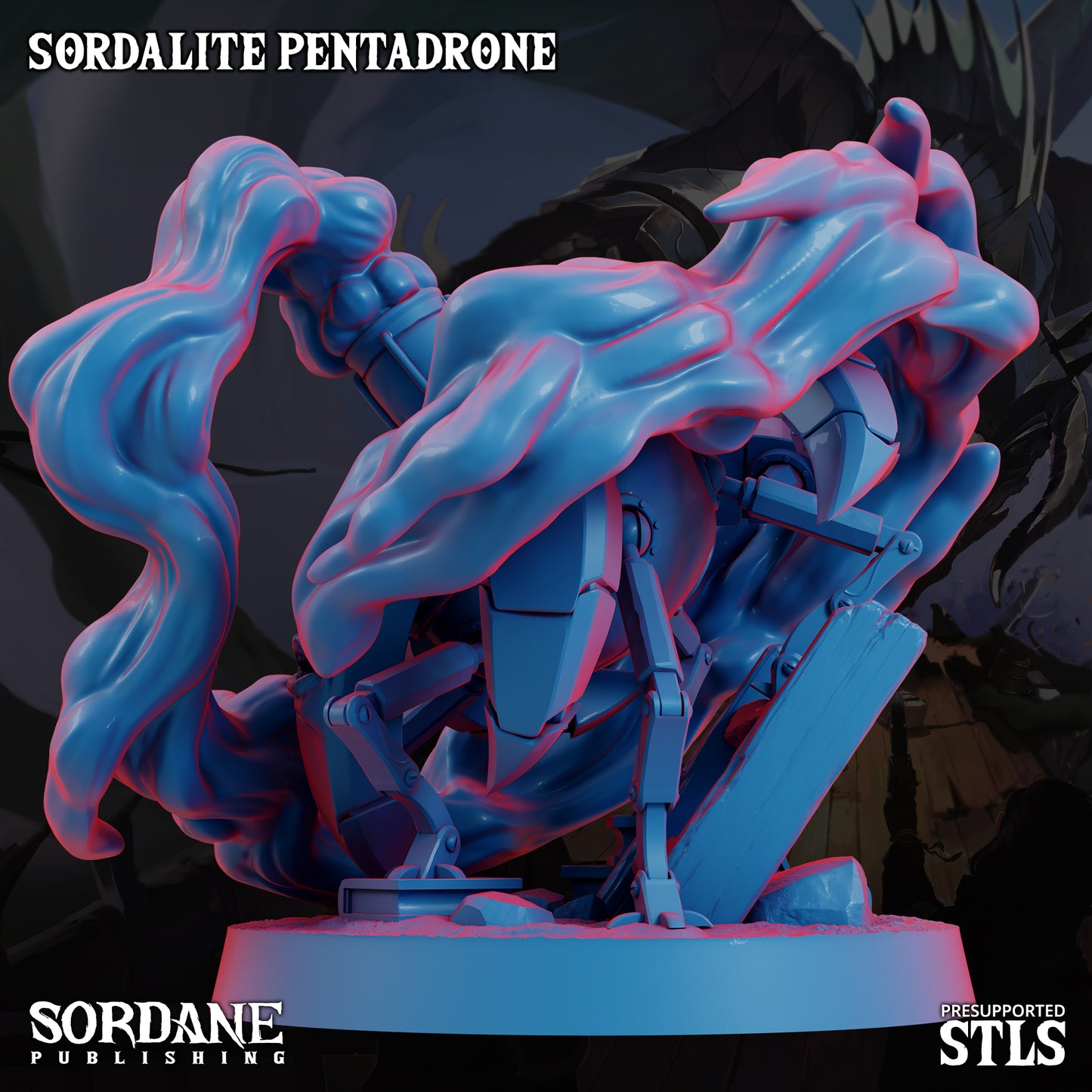 Pentadrone DND Miniature TTRPG Resin Figure 50mm Base