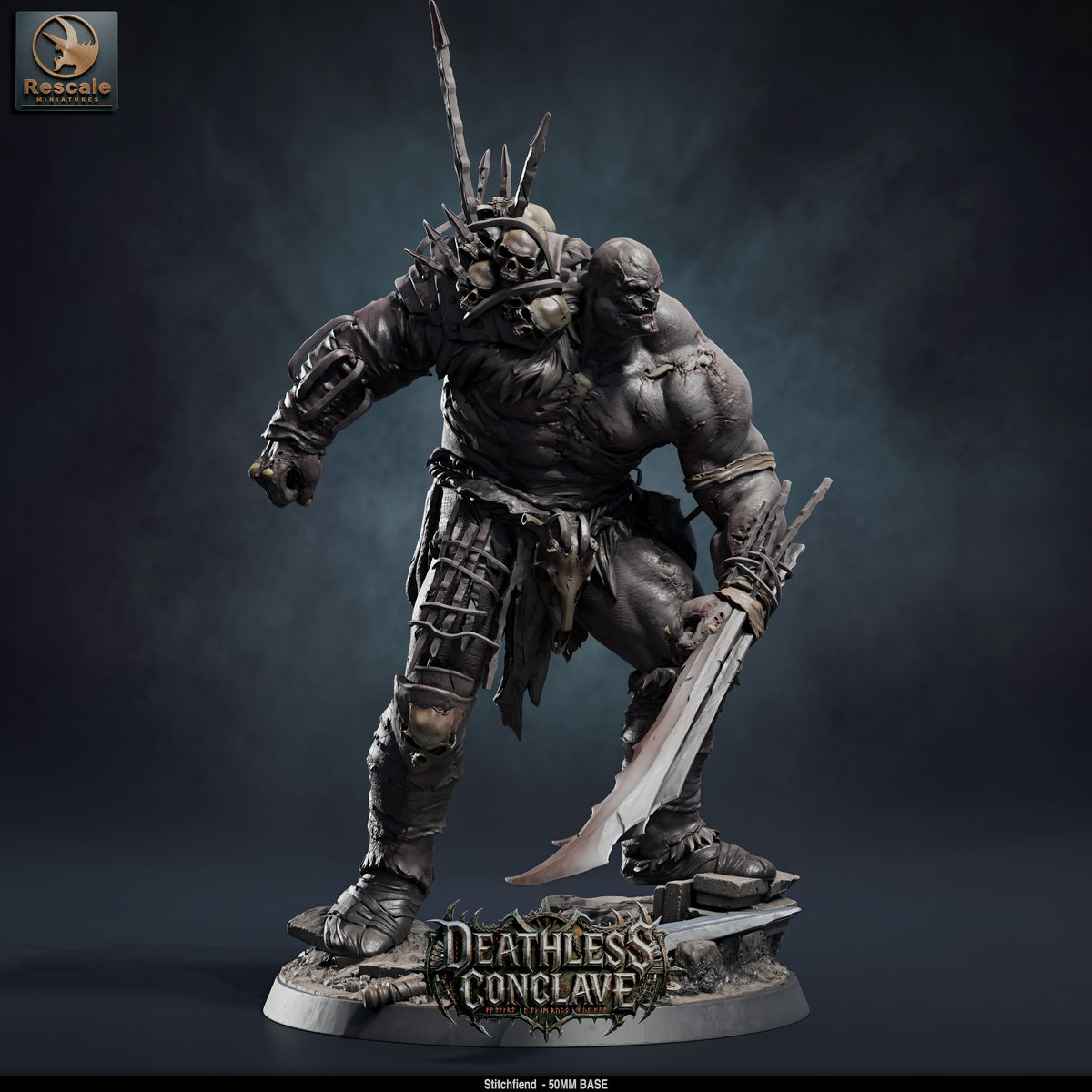 Stitchfiend DND TTRPG Resin Model 50mm Base