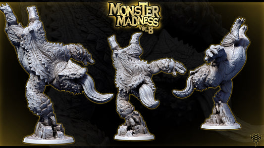 Thoedlash Tentacle Monster DND Miniature TTRPG Resin Figure 50mm Base