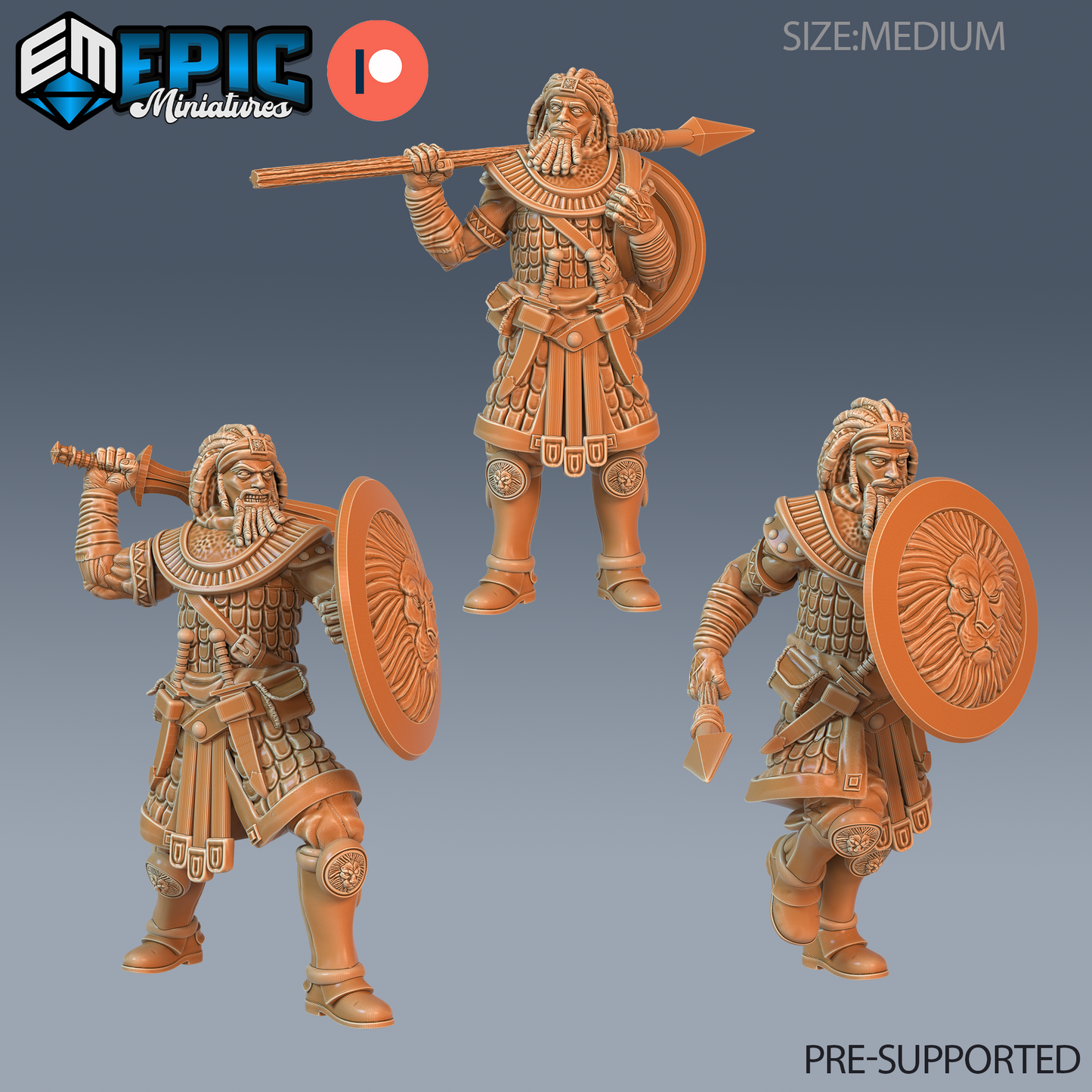 Tribe Guard DND Miniature TTRPG Resin Figure 25mm Base
