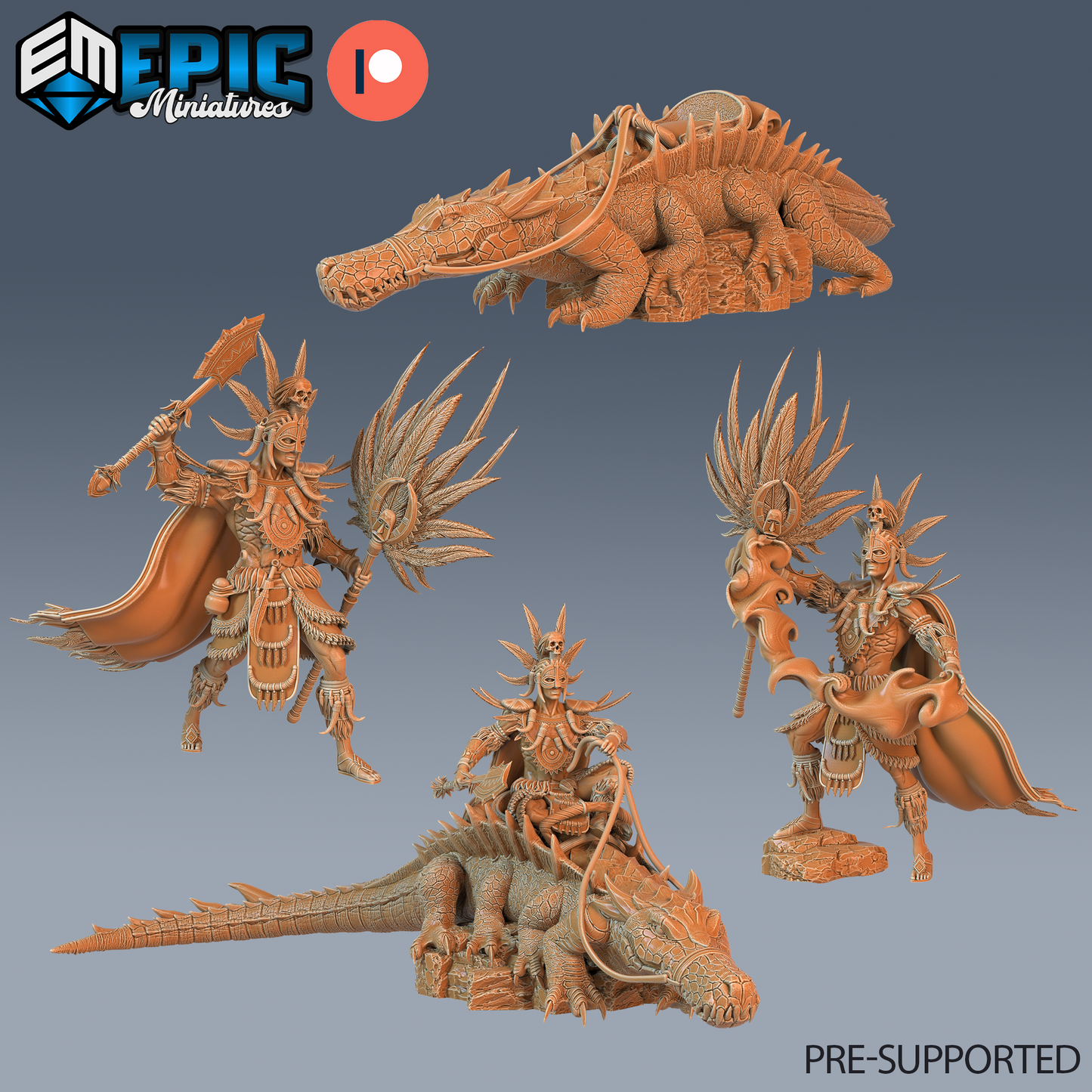 Voodoo Priest DND Miniature TTRPG Resin Figure 25mm Base