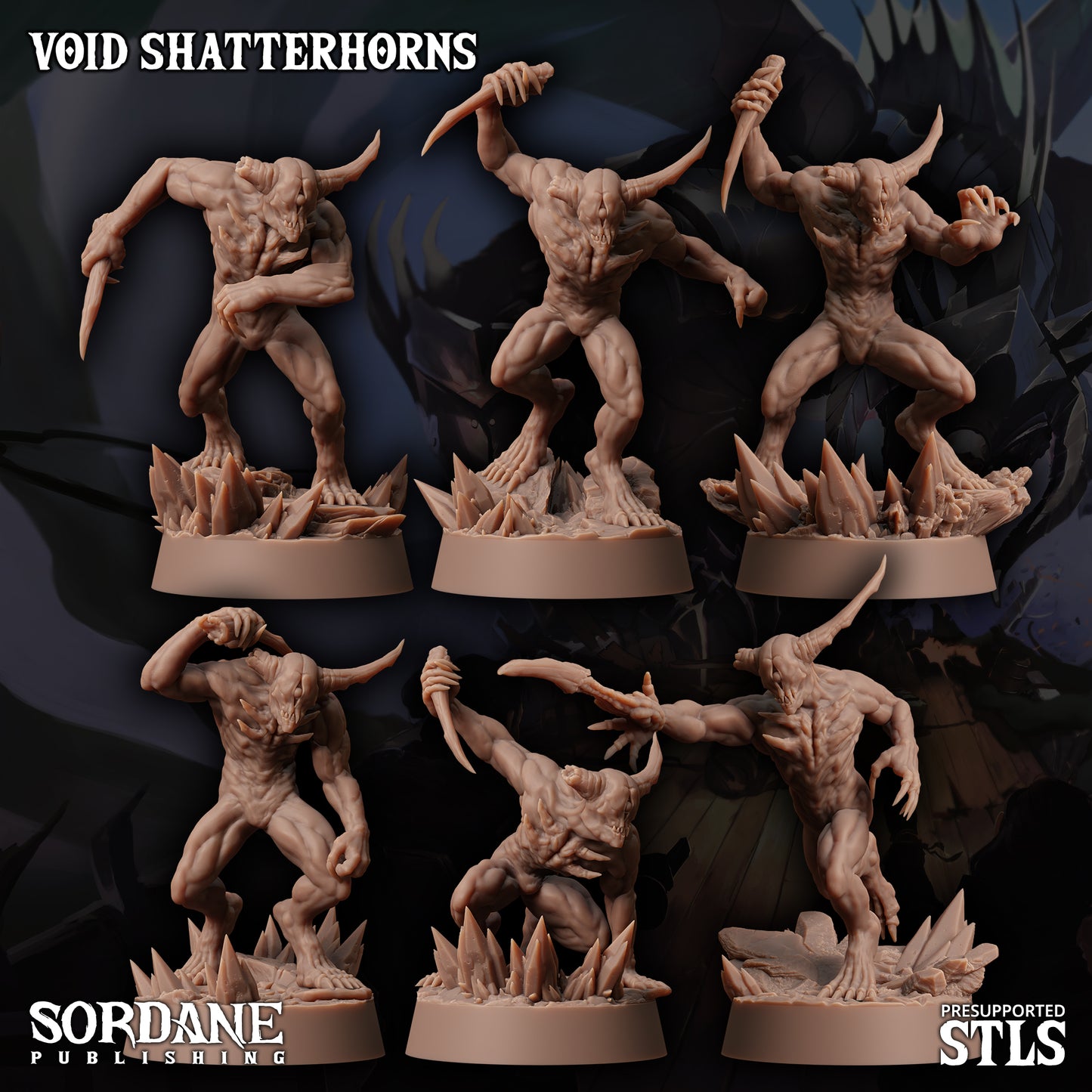 Shatterhorns DND Miniatures TTRPG Resin Figures 25mm Base