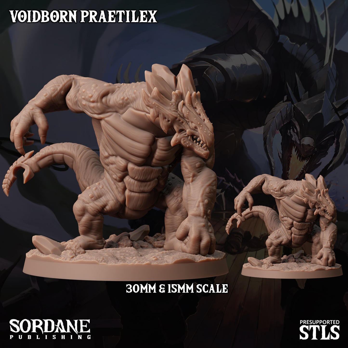 Praetilex DND TTRPG Resin Model 75mm Base