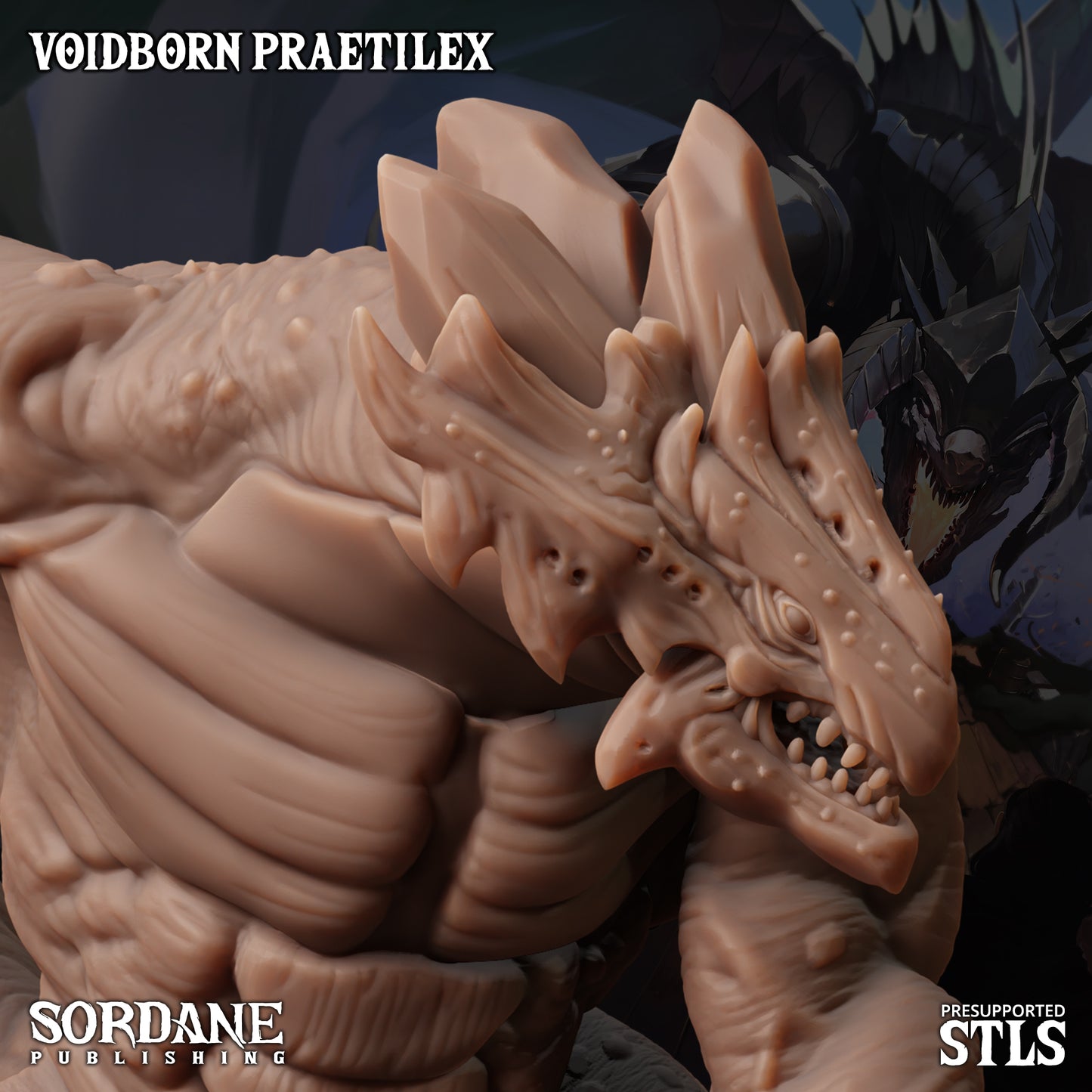 Praetilex DND TTRPG Resin Model 75mm Base