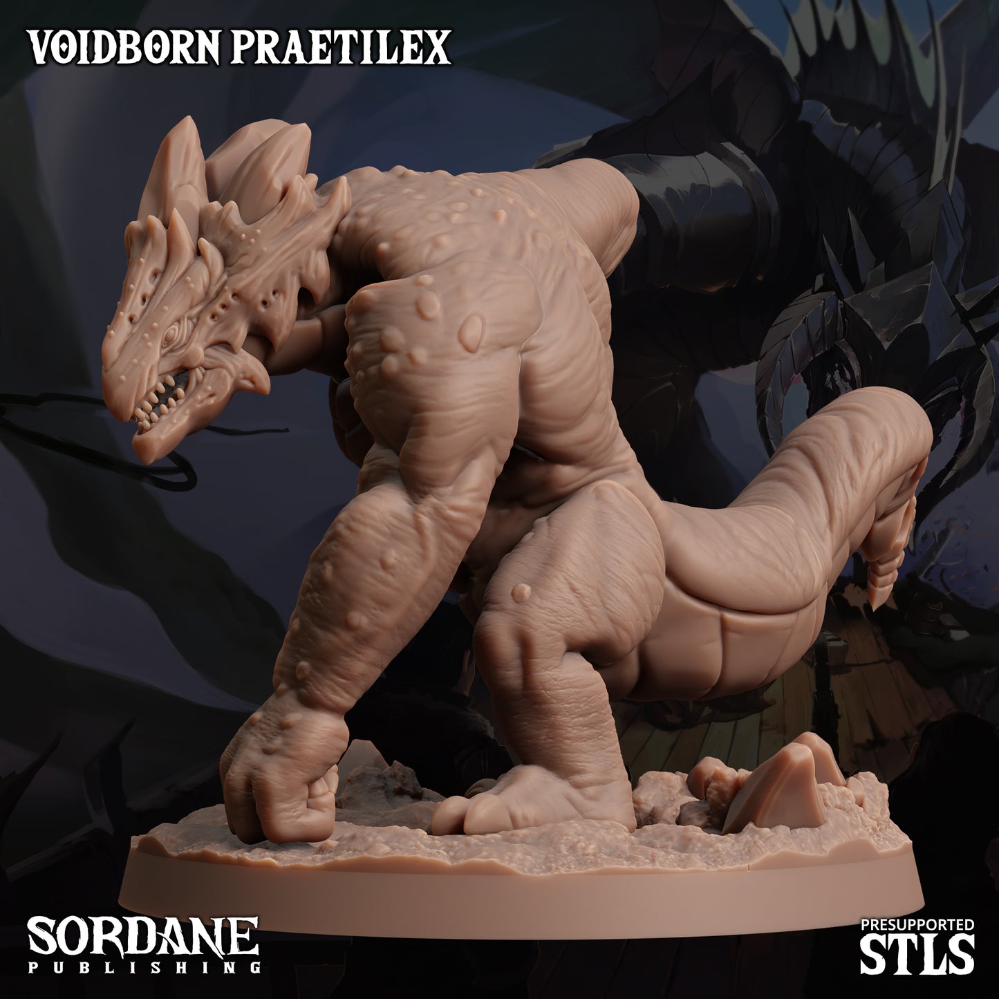 Praetilex DND TTRPG Resin Model 75mm Base