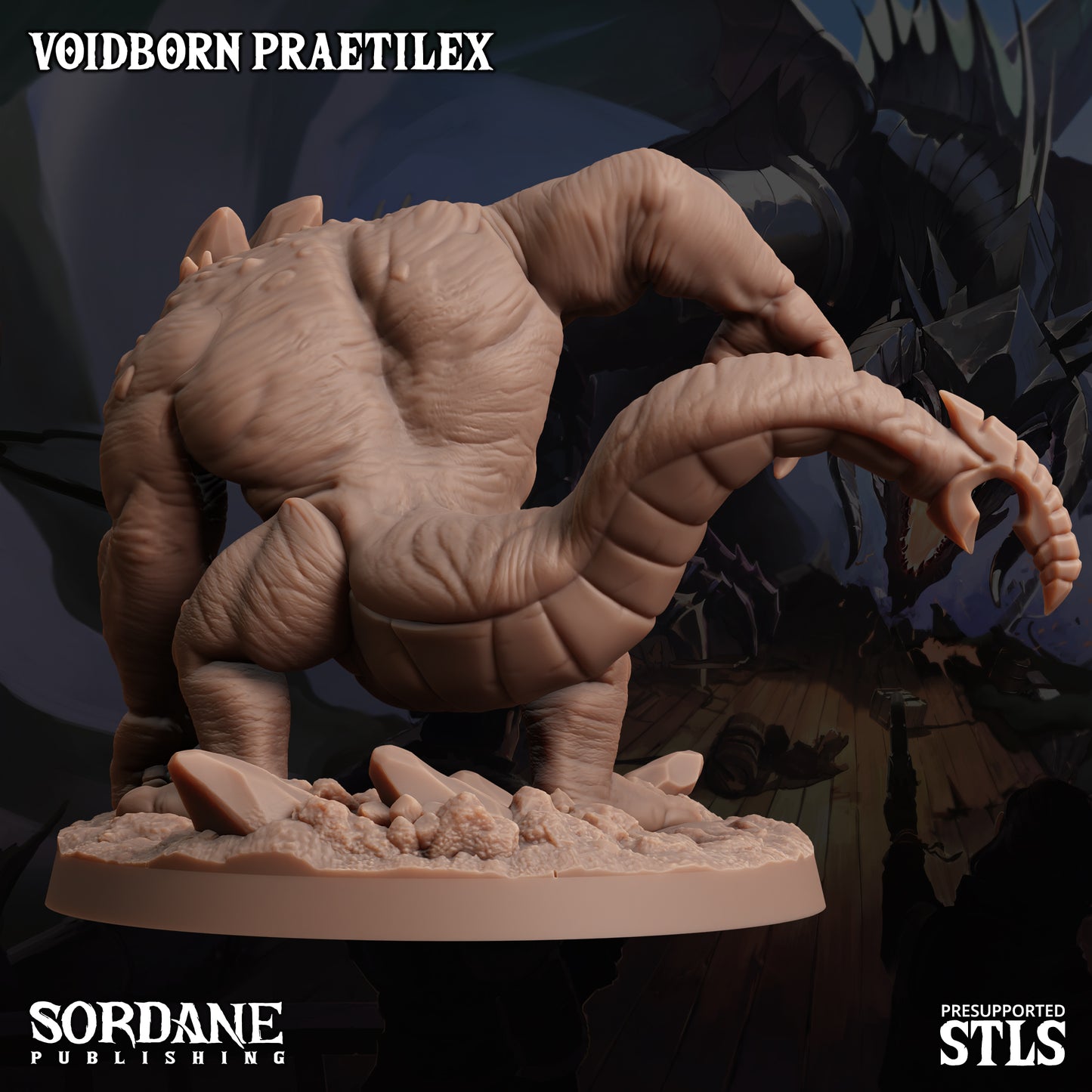 Praetilex DND TTRPG Resin Model 75mm Base