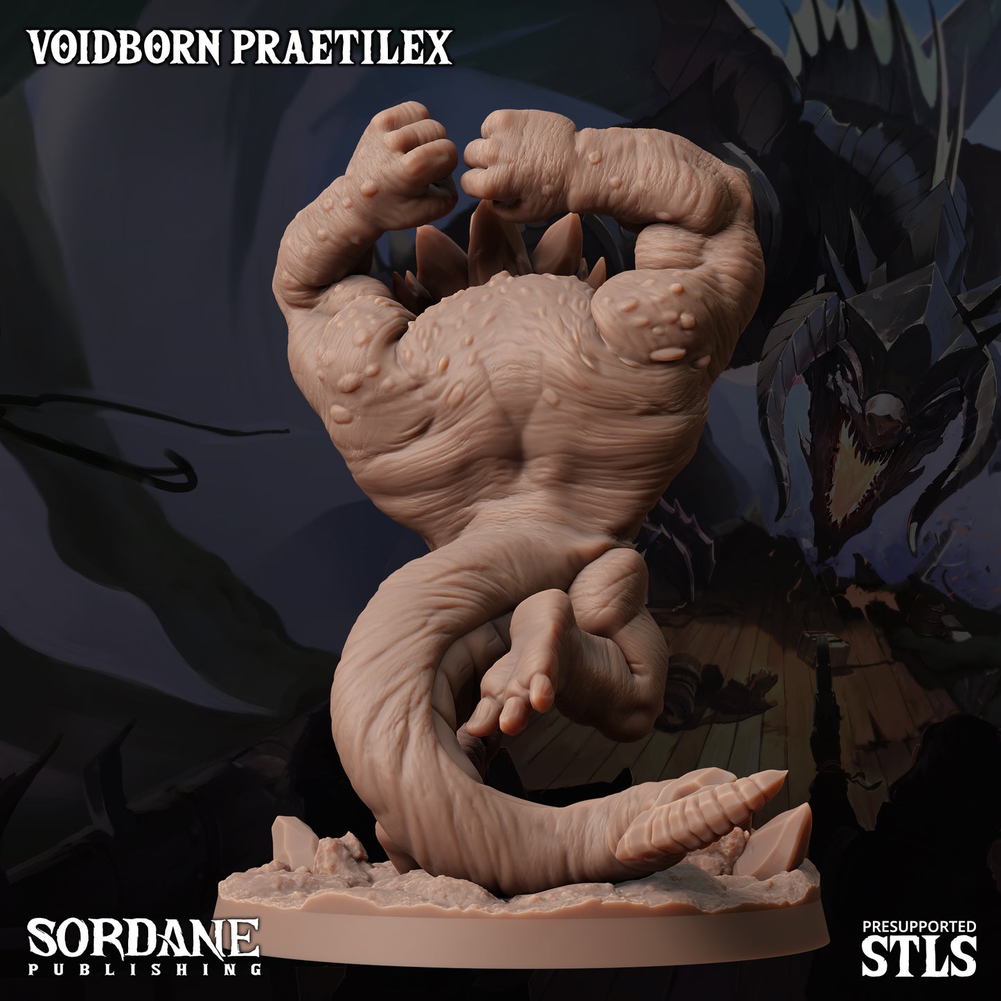 Praetilex DND TTRPG Resin Model 75mm Base
