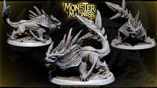 Wyvern of Malice DND TTRPG Resin Model 100mm Base