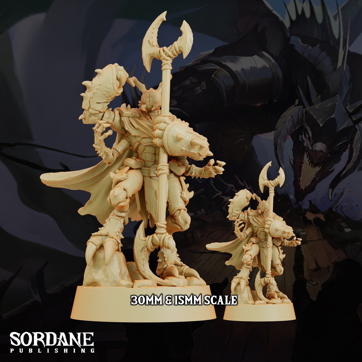 Zantik Hunter DND Miniature TTRPG Resin Figure 25mm Base