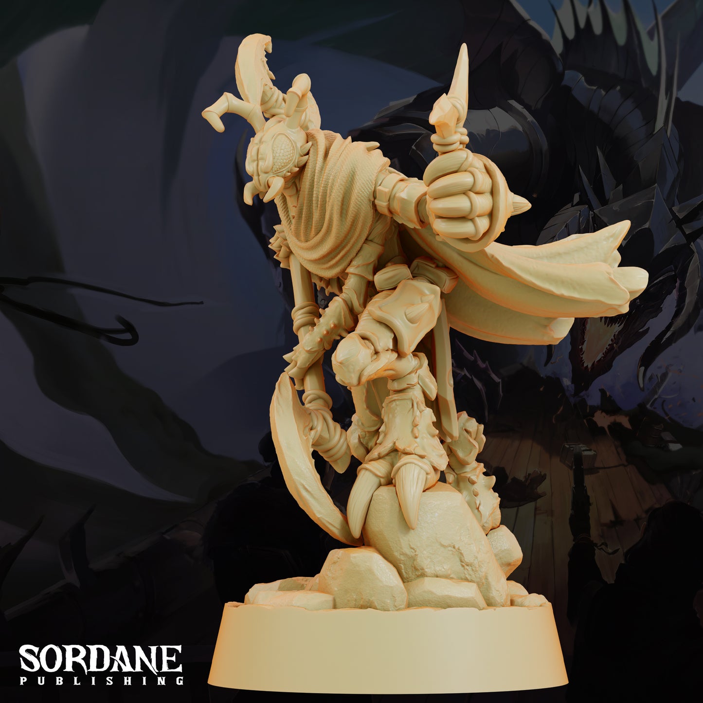 Zantik Hunter DND Miniature TTRPG Resin Figure 25mm Base