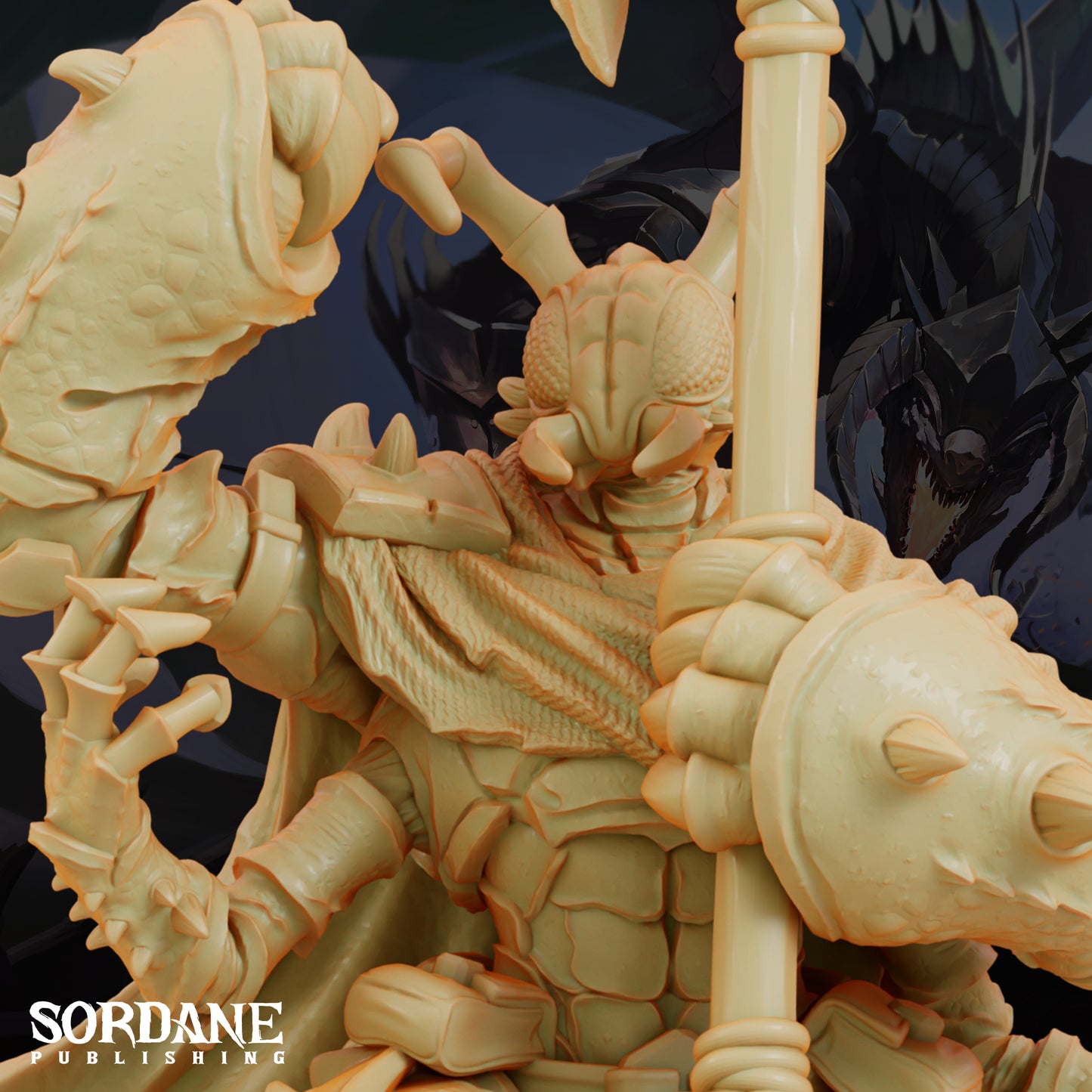 Zantik Hunter DND Miniature TTRPG Resin Figure 25mm Base