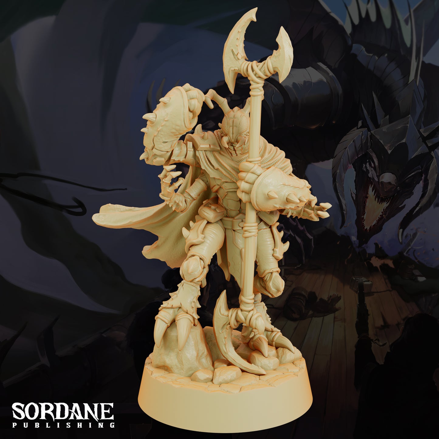 Zantik Hunter DND Miniature TTRPG Resin Figure 25mm Base