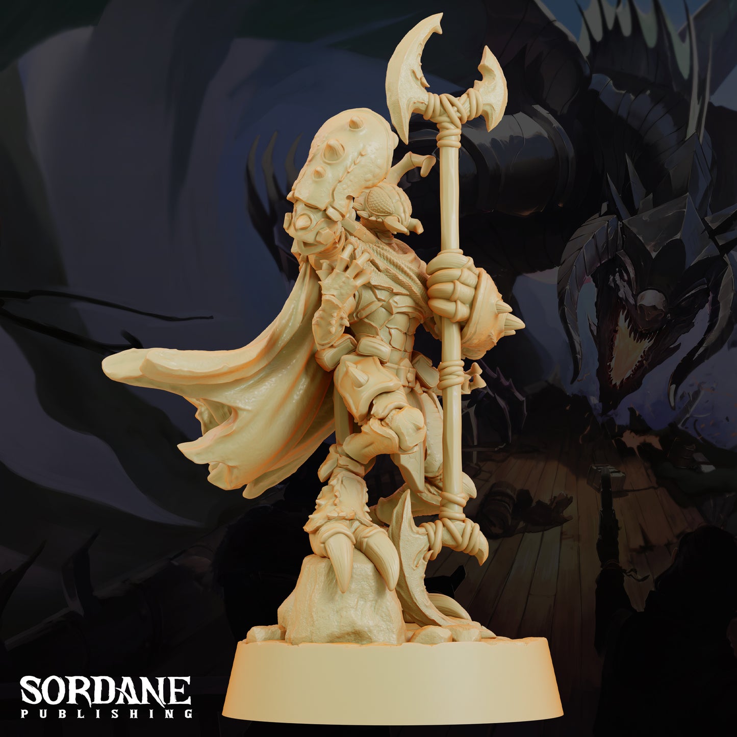 Zantik Hunter DND Miniature TTRPG Resin Figure 25mm Base