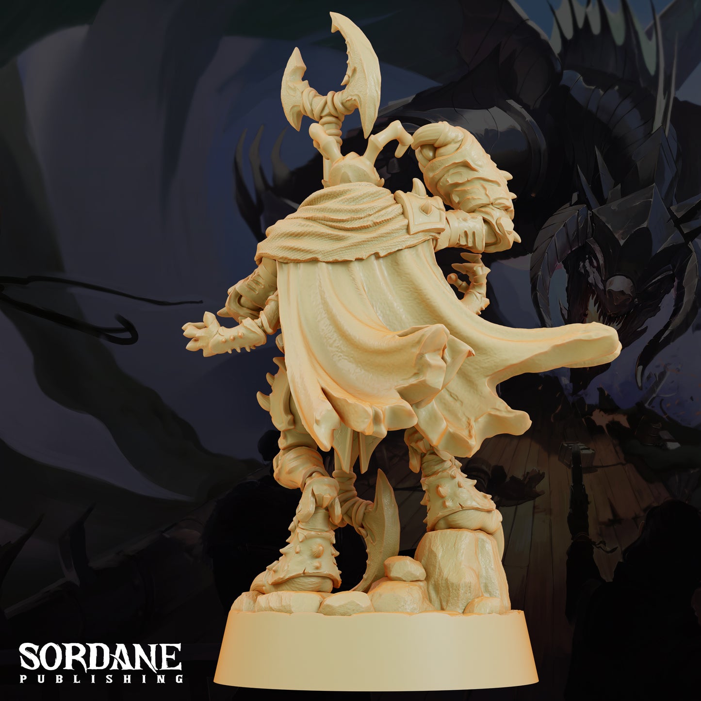 Zantik Hunter DND Miniature TTRPG Resin Figure 25mm Base