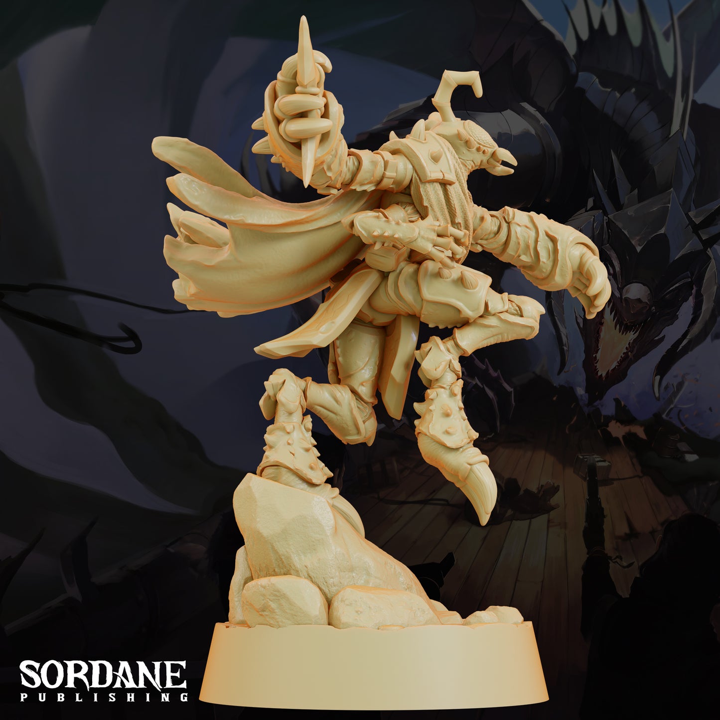 Zantik Hunter DND Miniature TTRPG Resin Figure 25mm Base